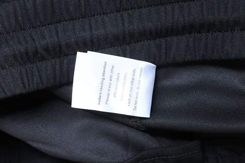 Prada Letter-Print Trousers Black