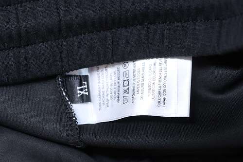 Prada Letter-Print Trousers Black