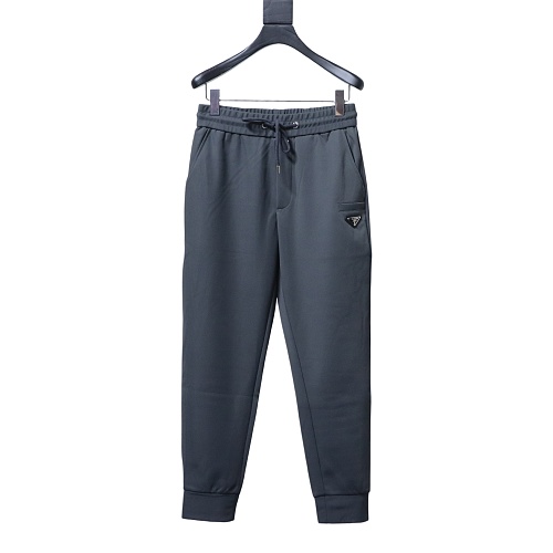 Prada Red Trousers With Back Flap Pockets