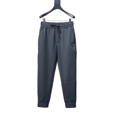 Prada Red Trousers With Back Flap Pockets 01