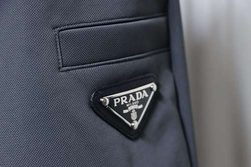Prada Red Trousers With Back Flap Pockets