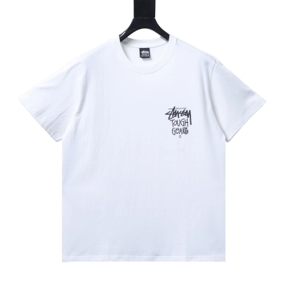 Stussy 24SS Floral Print Short-Sleeve T-Shirt white 01