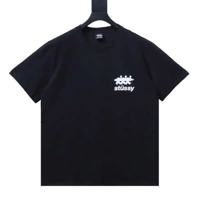 Stussy Three Little People Print Short-Sleeve 01
