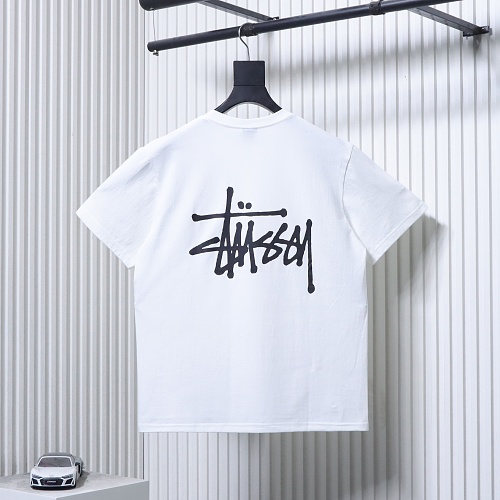 Stussy Tokyo-exclusive signed letter print short-sleeved shirt White