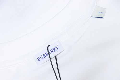 Burberry Cursive Logo Long-sleeve T-shir White 