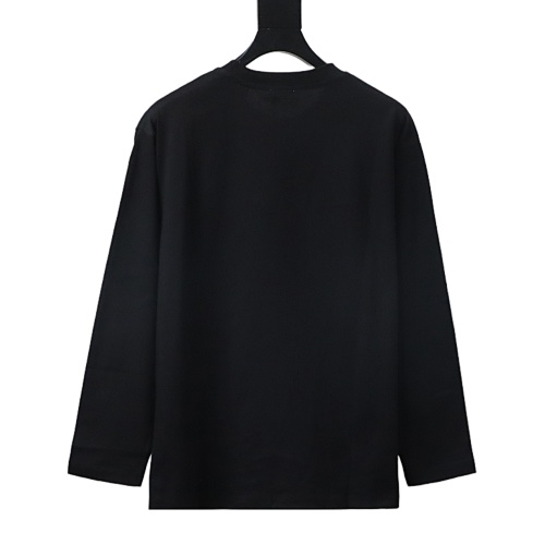 Burberry Cursive Logo Long-sleeve T-shir Black