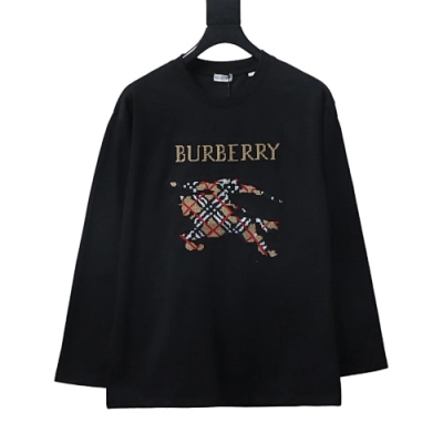 Burberry Intarsia EKD Sweatshirt Black 01