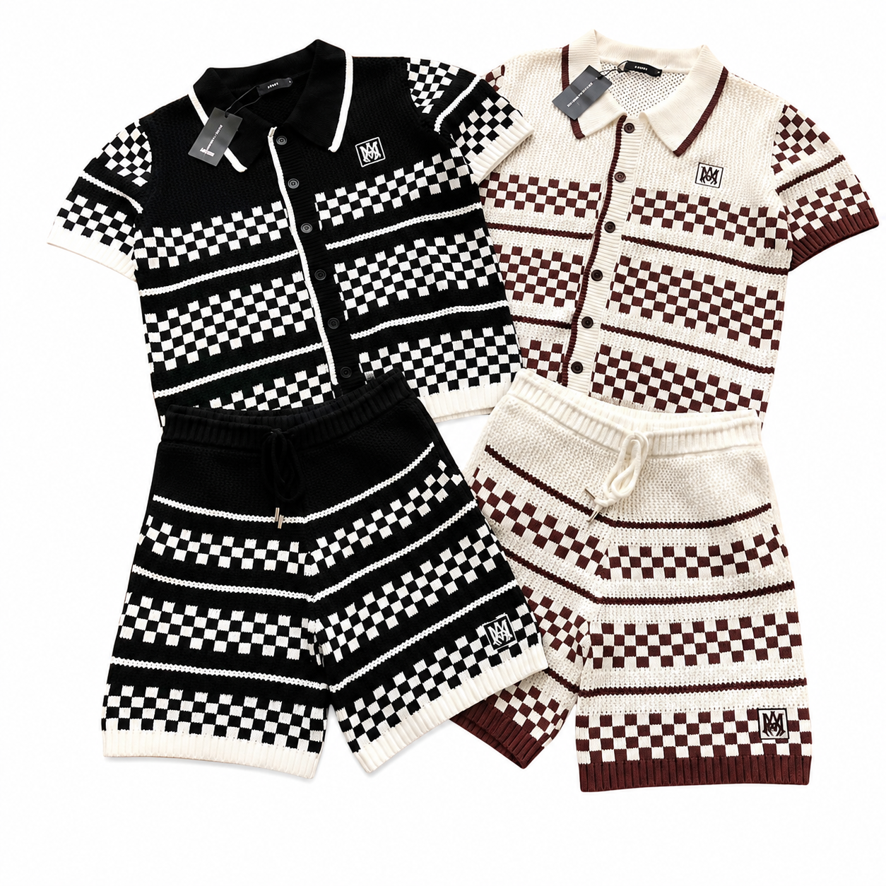 AMIRI Checkered Mesh Set