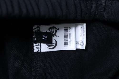 Chrome Hearts Y NOT Cemetery Cross Sweat Shorts
