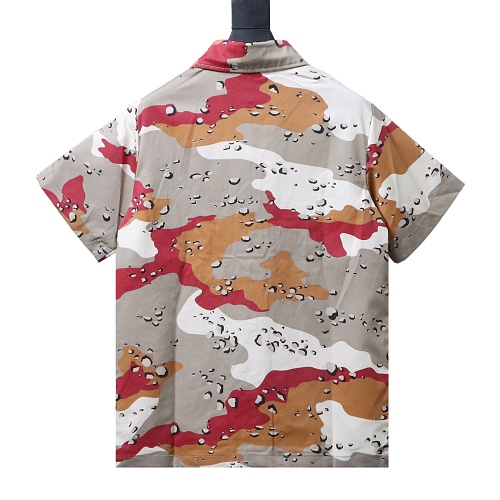 Chrome Hearts Matty Boy Sex Records Desert Camo Short Sleeve Button Up Shirt