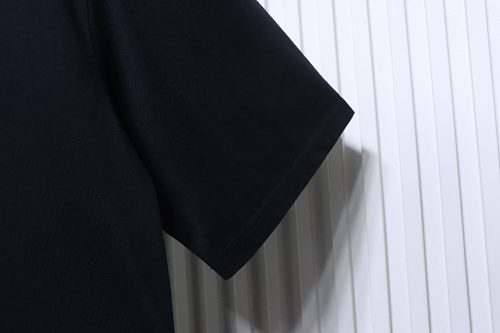 Loewe Loose Fit With Sequin Anagram Embroidery T-shirt Black