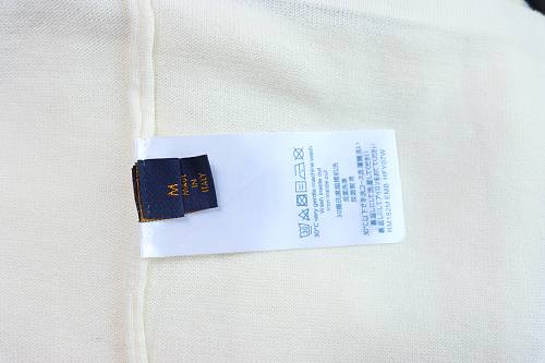 Louis Vuitton Color Block Embossed LV Knit Short Sleeve Crewneck