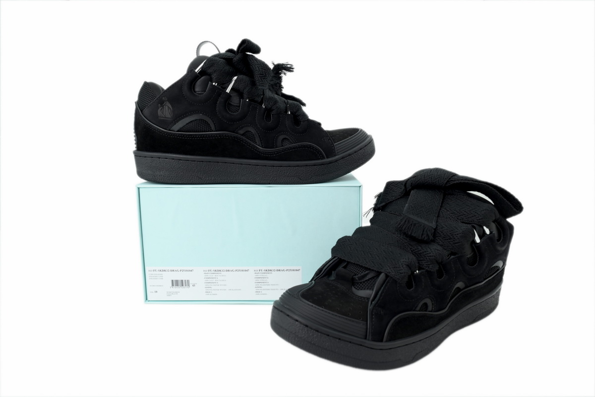  Lanvin Leather Curb All Black