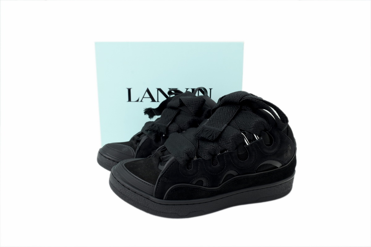  Lanvin Leather Curb All Black