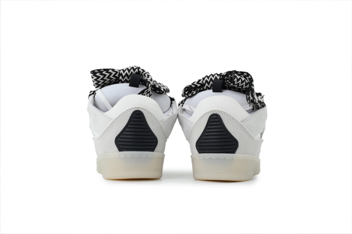 Lanvin Curb Sneakers White Black