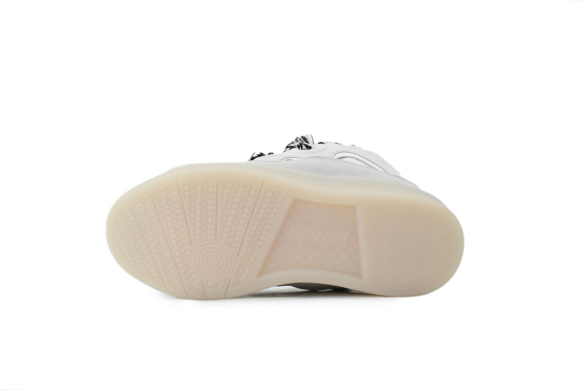 Lanvin Curb Sneakers White Black