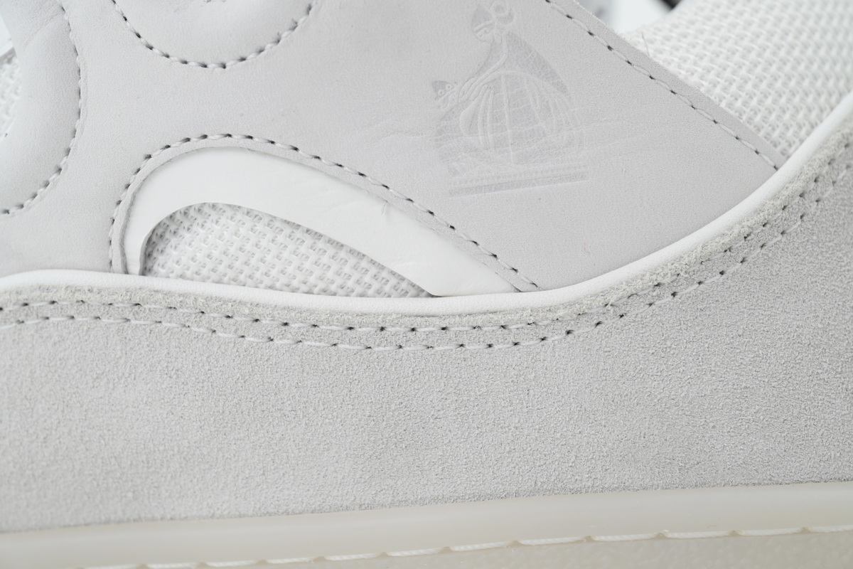 Lanvin Curb Sneakers White Black