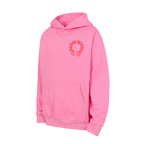 Chrome Hearts Pullover Hoodie Pink--3193#