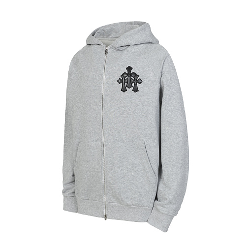 Chrome Hearts Zip‑Up Hoodie-K04