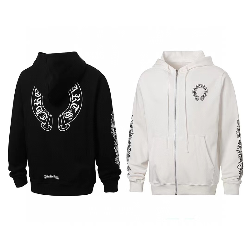 Chrome Hearts Zip‑Up Hoodie-K13