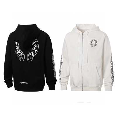 Chrome Hearts Zip‑Up Hoodie-K13 01