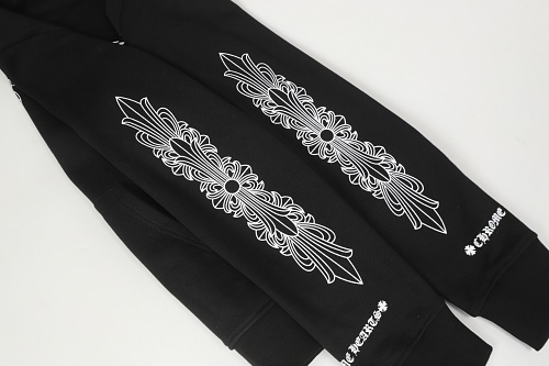 Chrome Hearts Zip‑Up Hoodie-K14
