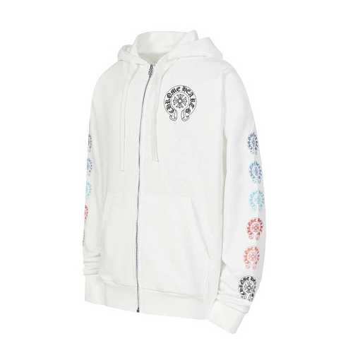 Chrome Hearts Zip‑Up Hoodie-K19