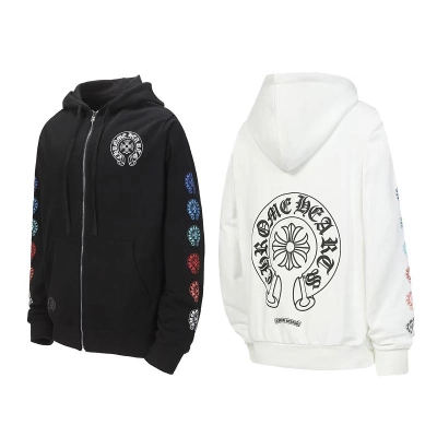 Chrome Hearts Zip‑Up Hoodie-K19 01