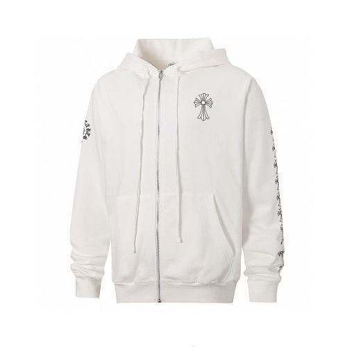 Chrome Hearts Zip‑Up Hoodie-K21