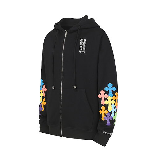 Chrome Hearts Zip‑Up Hoodie-K26