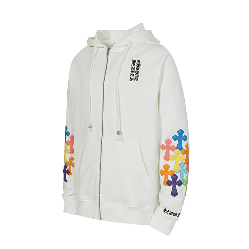 Chrome Hearts Zip‑Up Hoodie-K26