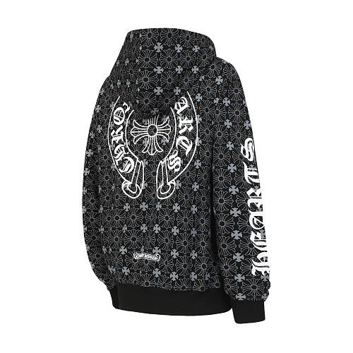 Chrome Hearts Zip‑Up Hoodie-K35