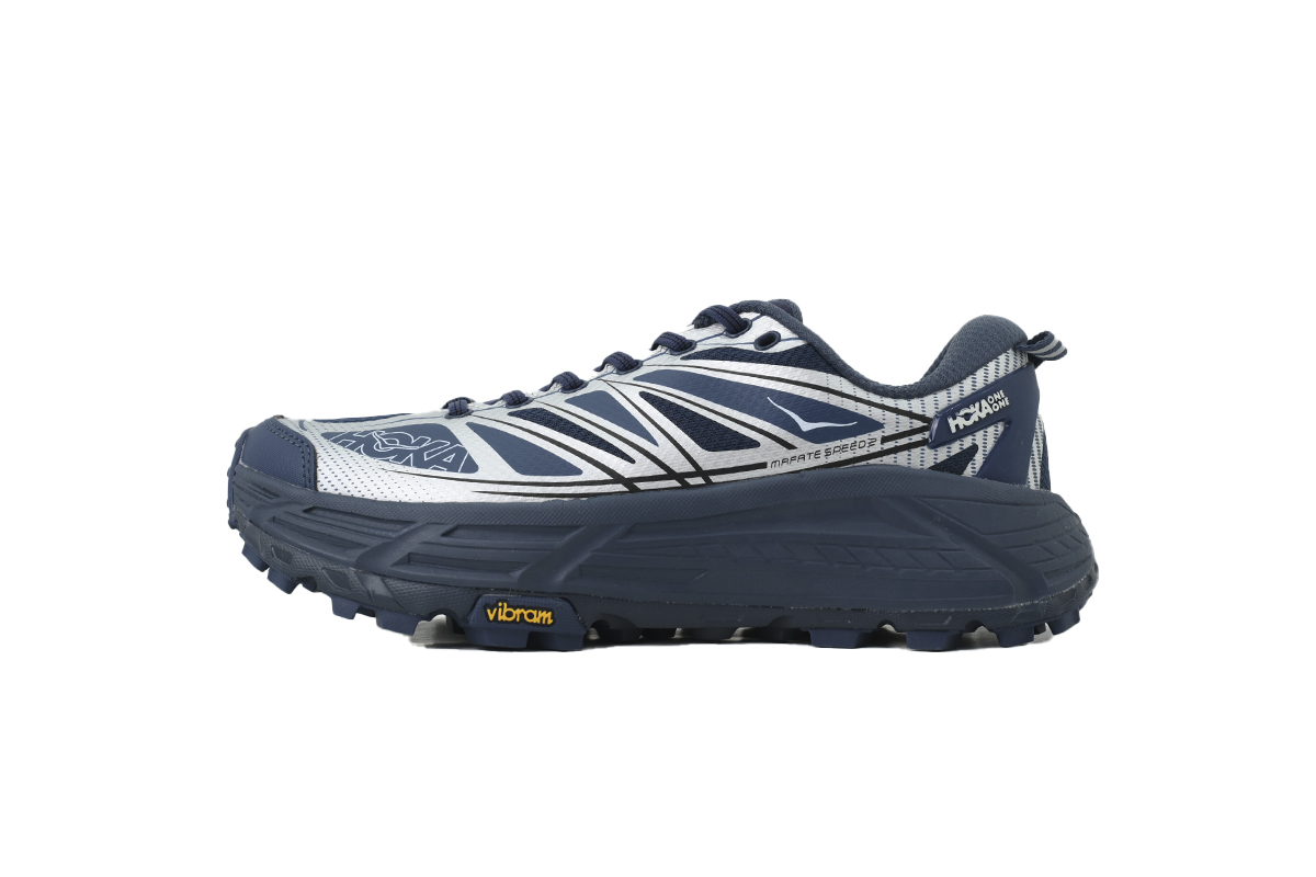 HOKA Mafate Speed 2 'Varsity Navy Silver' 1126851-VYNV 
