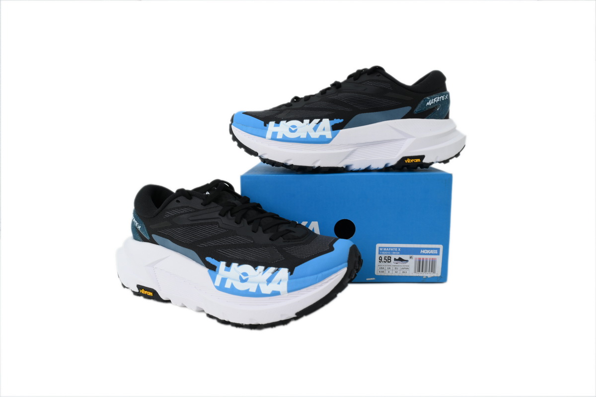 Hoka Mafate X "Black/Skyward Blue" 1162010-BKSK