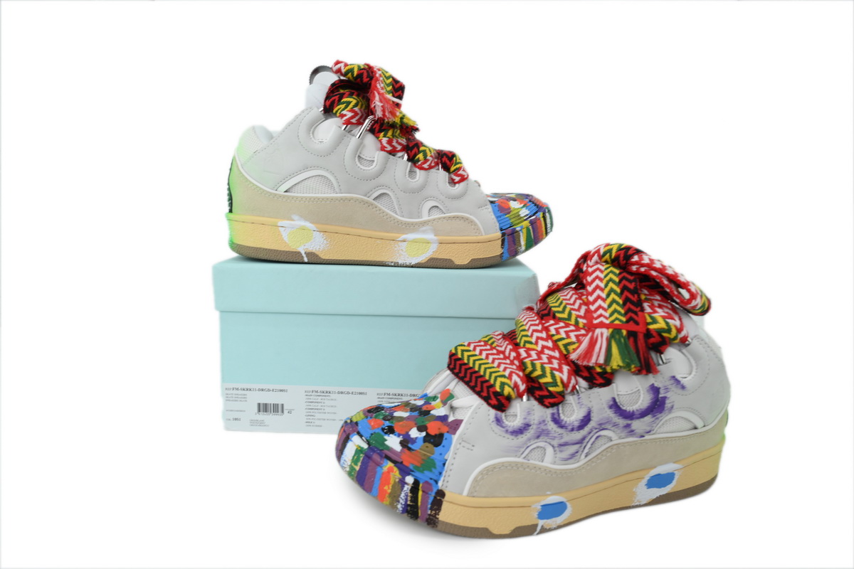 LANVIN White Graffiti E2100S1 