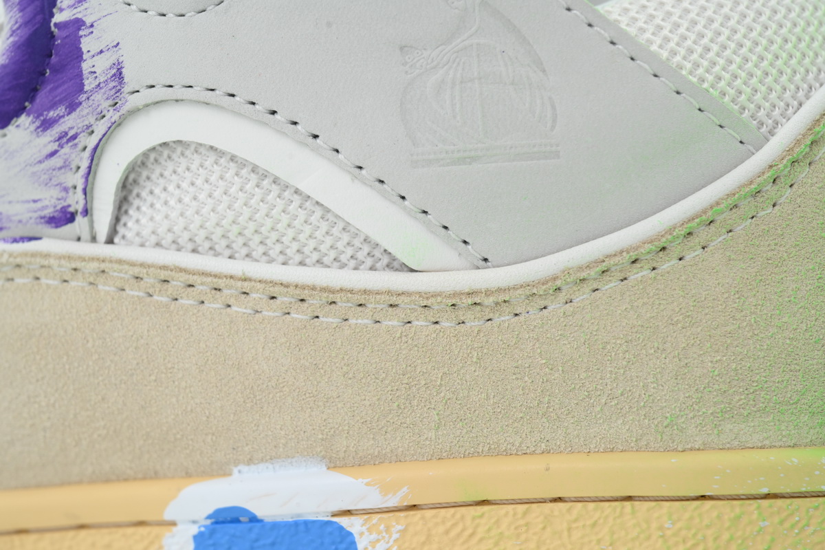 LANVIN White Graffiti E2100S1 