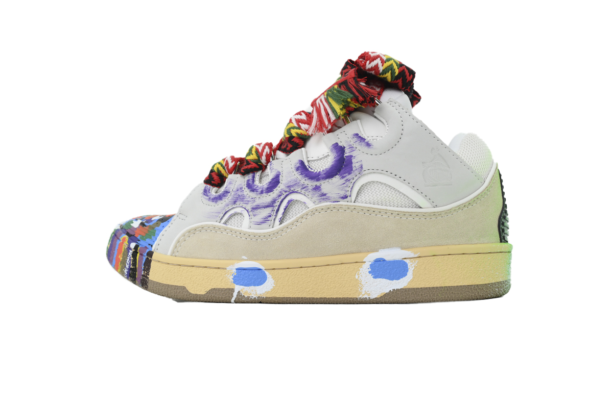 LANVIN White Graffiti E2100S1 