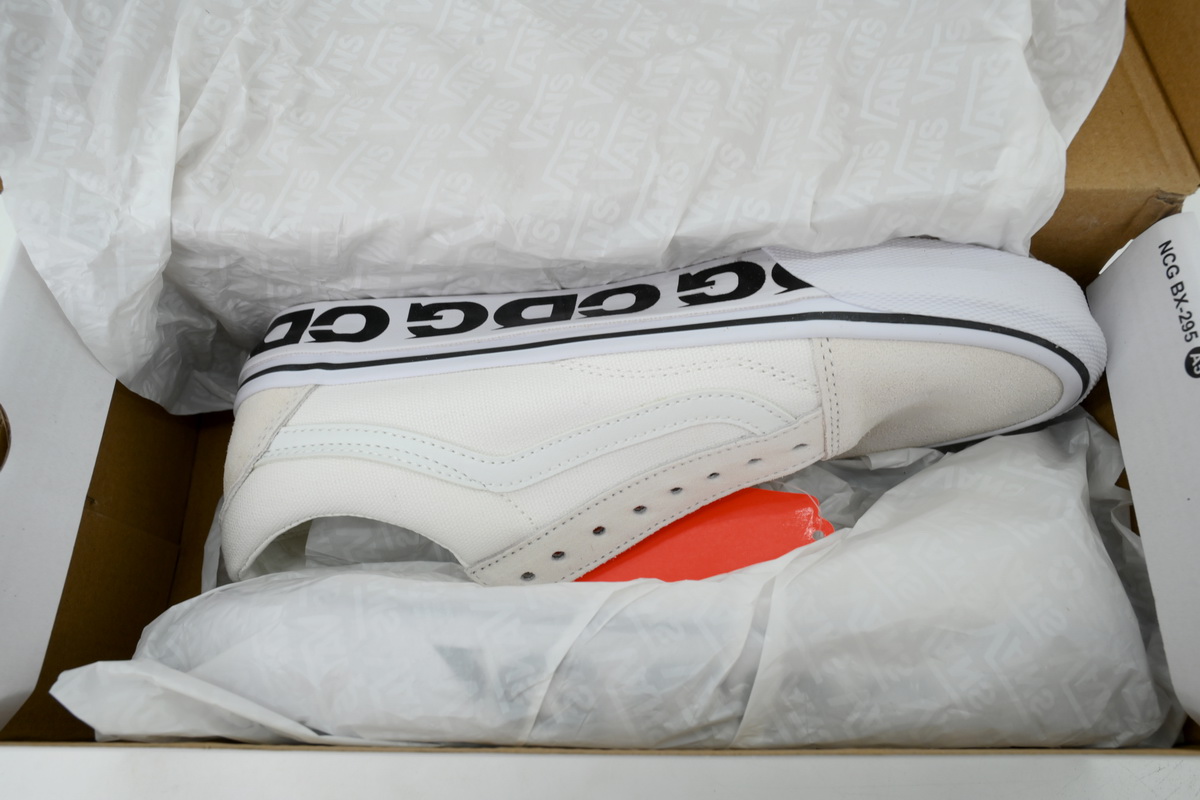 PK God Batch Comme des Garçons x Vans OG Old Skool LX 'Sidewall - White' VN0A4P3XQLZ