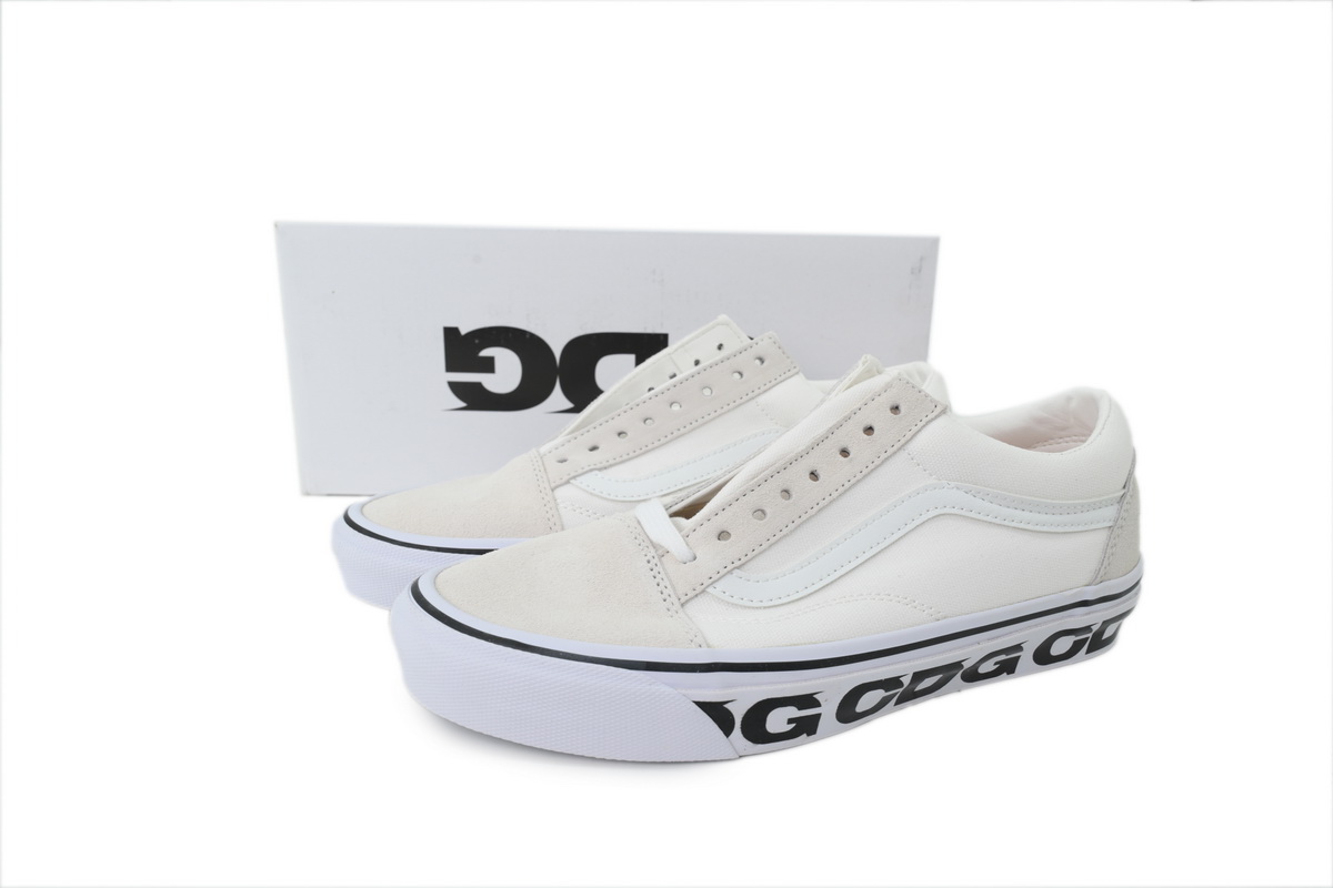 PK God Batch Comme des Garçons x Vans OG Old Skool LX 'Sidewall - White' VN0A4P3XQLZ