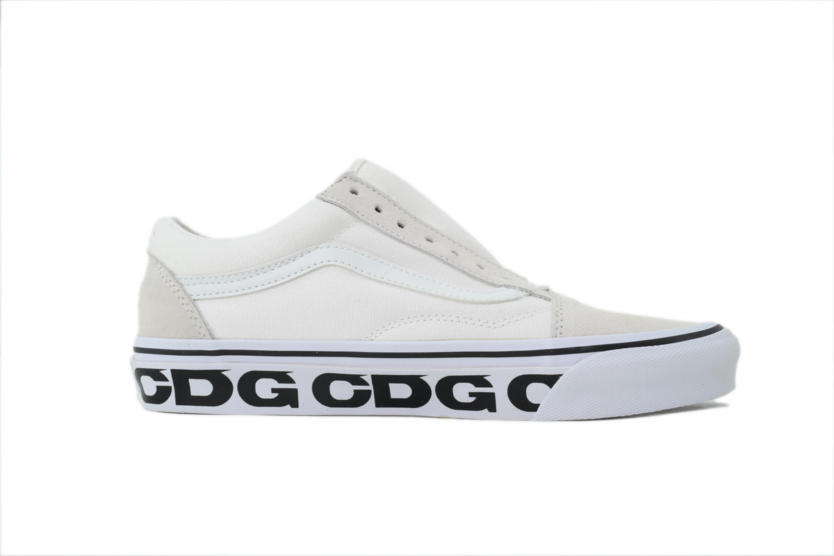 PK God Batch Comme des Garçons x Vans OG Old Skool LX 'Sidewall - White' VN0A4P3XQLZ