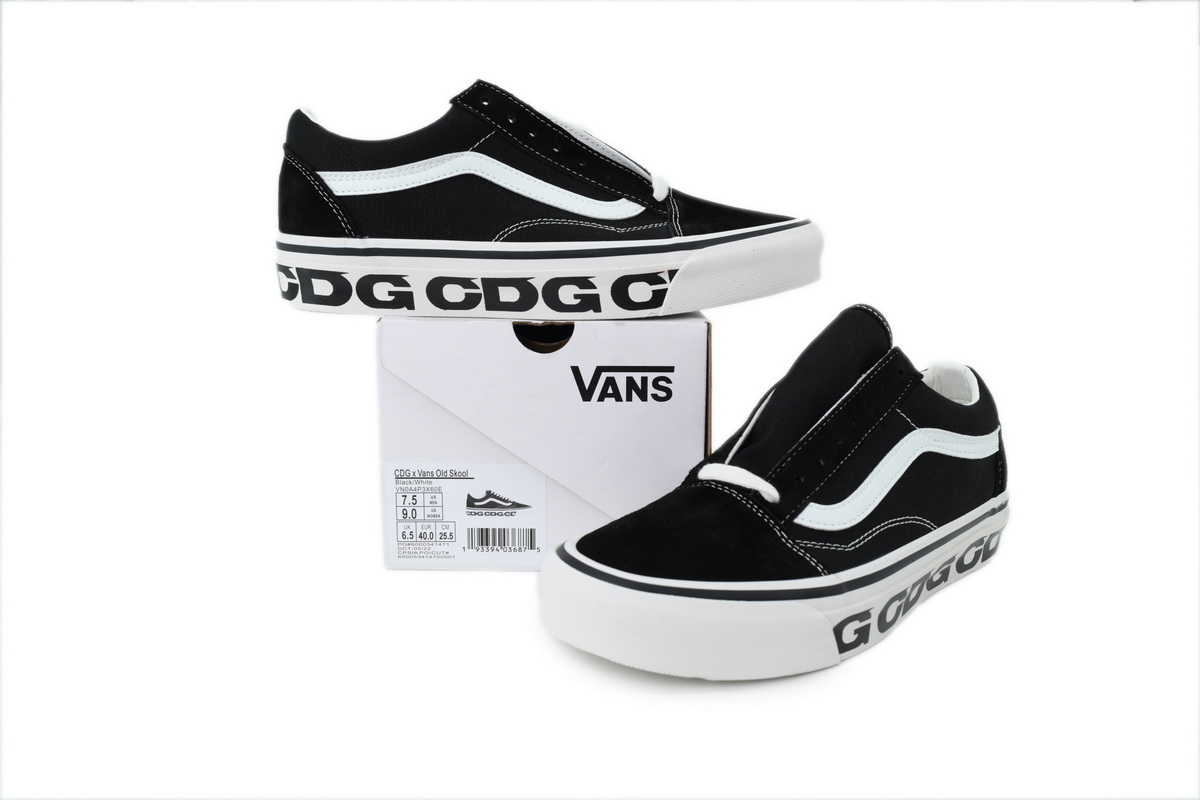 PK God Batch Comme des Garçons x Vans OG Old Skool LX 'Sidewall' VN0A4P3X60E