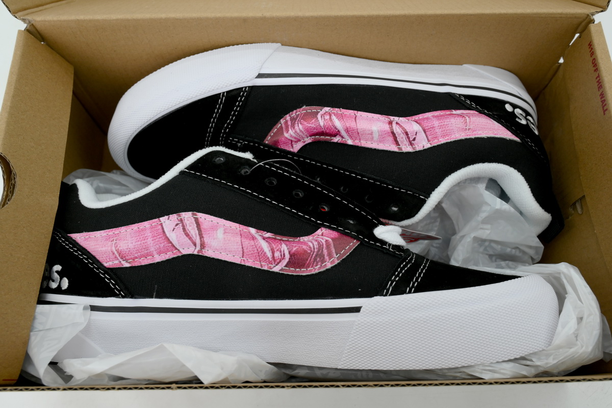 PK God Batch Peaches x Vans Knu-Skool 'Black Pink' VN0009QCB9P