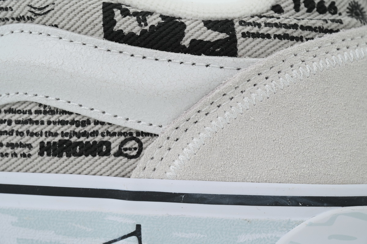 PK God Batch Vans x HIRONO Knu Skool 'White Black' VN000CS0BHD
