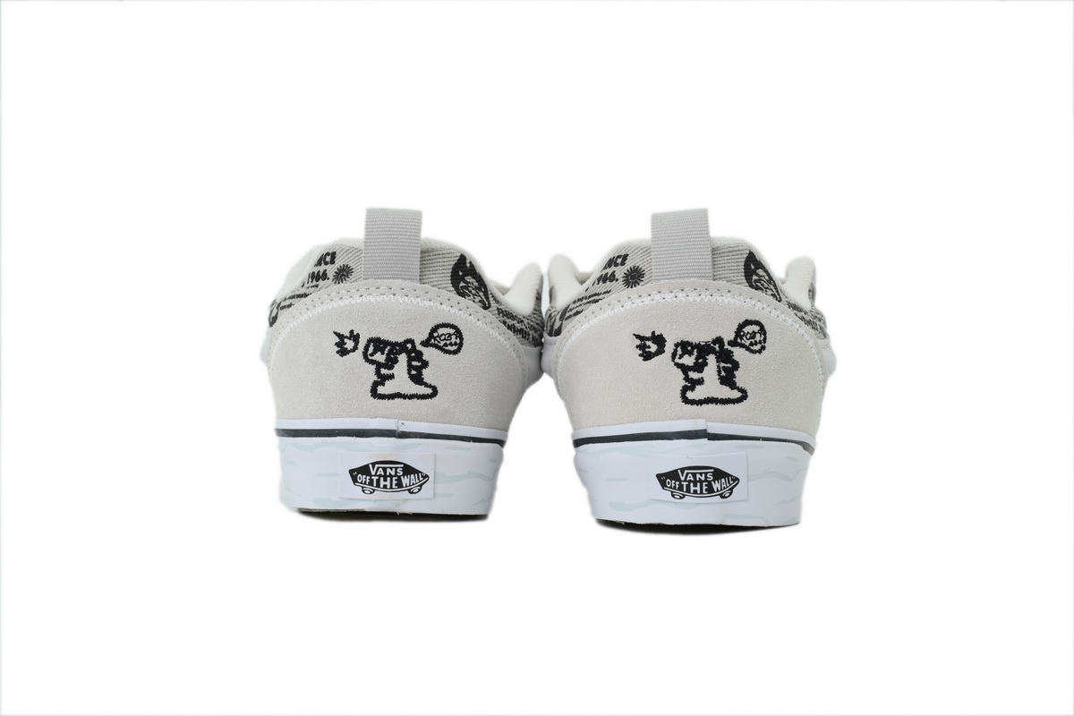 PK God Batch Vans x HIRONO Knu Skool 'White Black' VN000CS0BHD