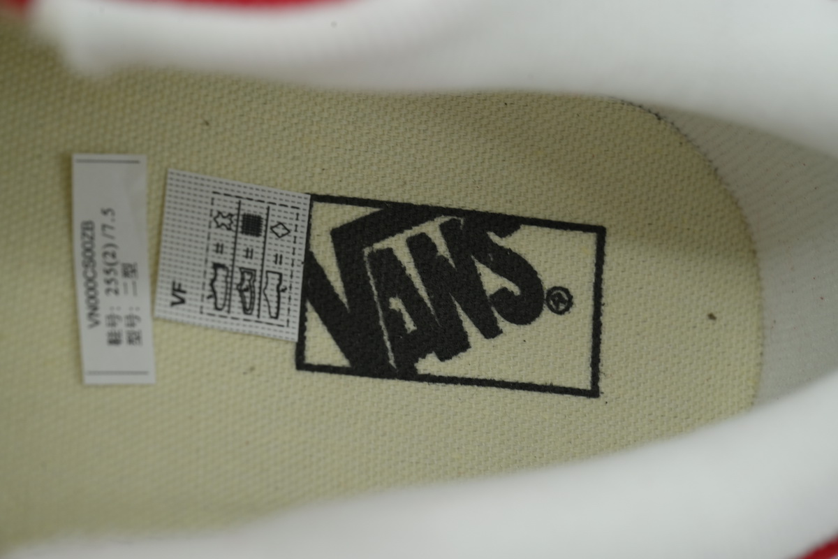PK God Batch Vans Knu Skool 'Red White'  VN0009QCJV6 