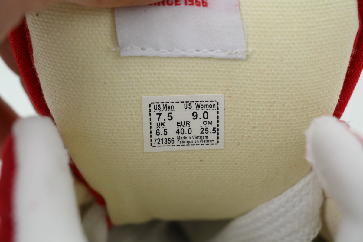 PK God Batch Vans Knu Skool 'Red White'  VN0009QCJV6 