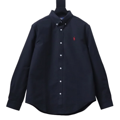 Ralph Lauren Classic Fit Oxford Long-Sleeve Shirt Black 01