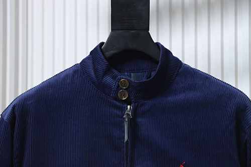 Ralph Lauren Corduroy Harrington Jacket Navy blue