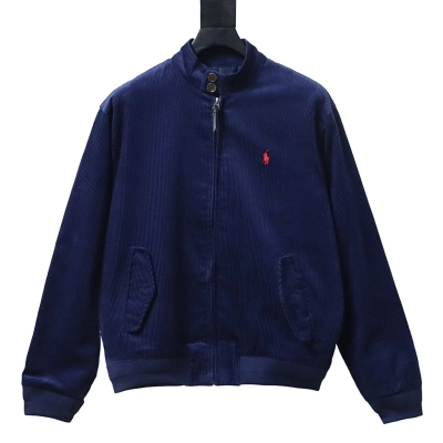 Ralph Lauren Corduroy Harrington Jacket Navy blue 01