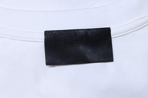 Prada Triangle Logo Pocket Long Sleeve Crew Neck T-shirt